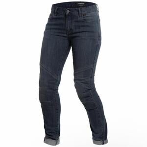Dainese Amelia Slim Lady Jeans Moto Riding Size 27 Dark Denim Made In Italy